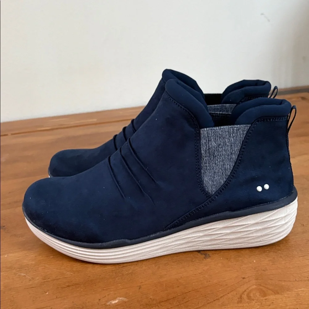 Ryka Women's Navy Niah Ankle Slip-On Wedge Shoes Size 9.5 - Picture 4 of 14